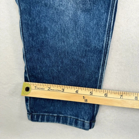Ramp Stretch Skinny Jeans Womens Size 30 Acid Blue Wash Mid Rise - Picture 10 of 11